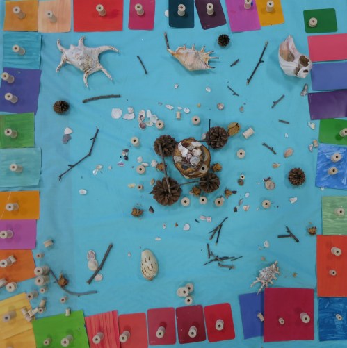 rangoli w/color frame